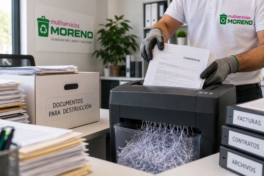 Destrucción de documentación para empresas y particulares
