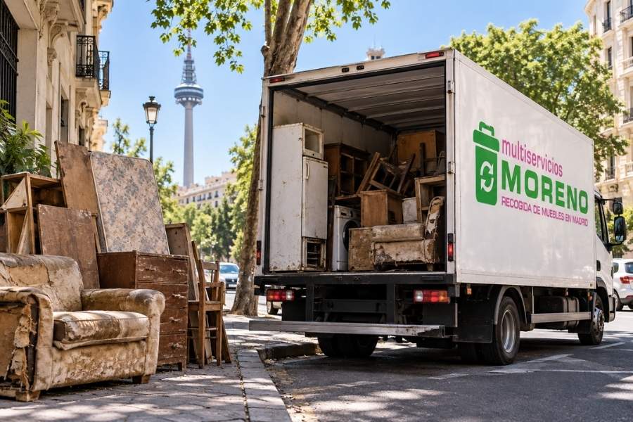 En Multiservicios Moreno somos la empresa líder en recogida de muebles y vaciado de casas en Madrid