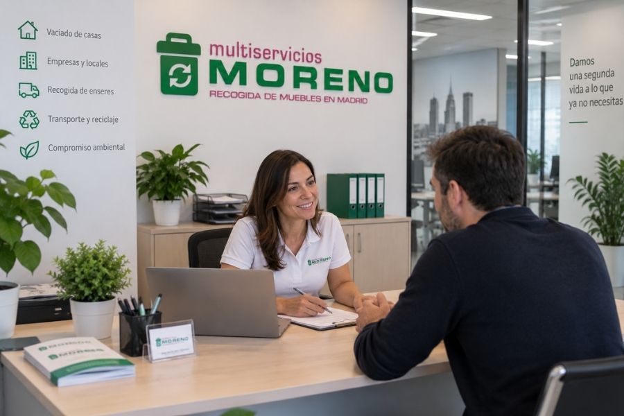 Teléfono recogida muebles Madrid: Contacta con Multiservicios Moreno y descubre cómo podemos ayudarte