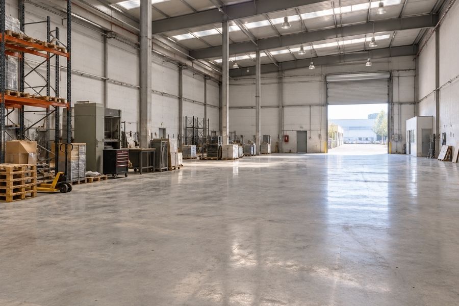 Vaciado de naves industriales