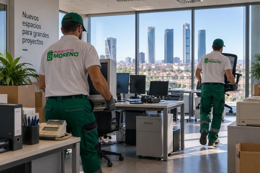 Vaciado de oficinas: Rápido, seguro y económico