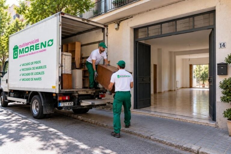 Recogida de escombros con servicio de transporte y reciclaje incluido