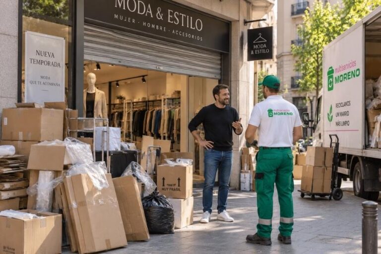 Recogida de escombros con transporte y reciclaje responsable incluidos